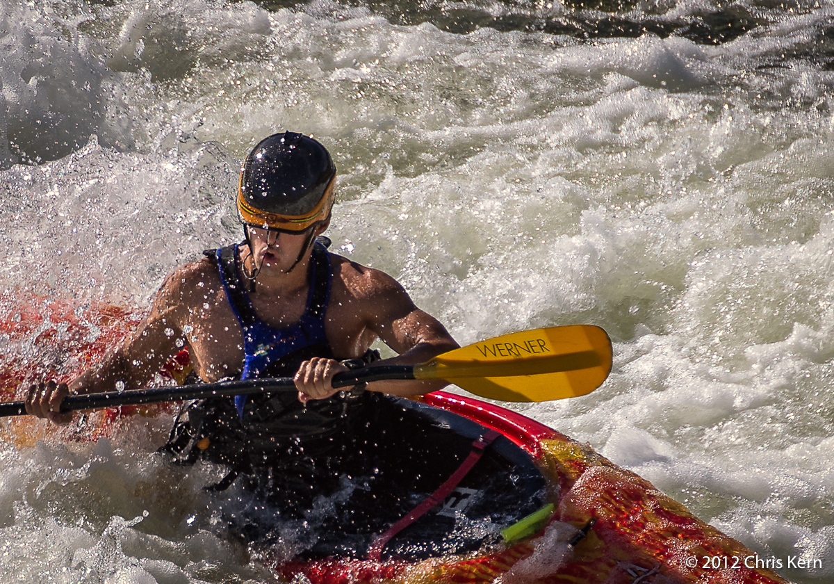 Kayaker at Great Falls, Potomac, Maryland, United States (2012)