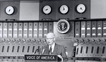 President Dwight Eisenhower Speaking at VOA, Feb. 25, 1957