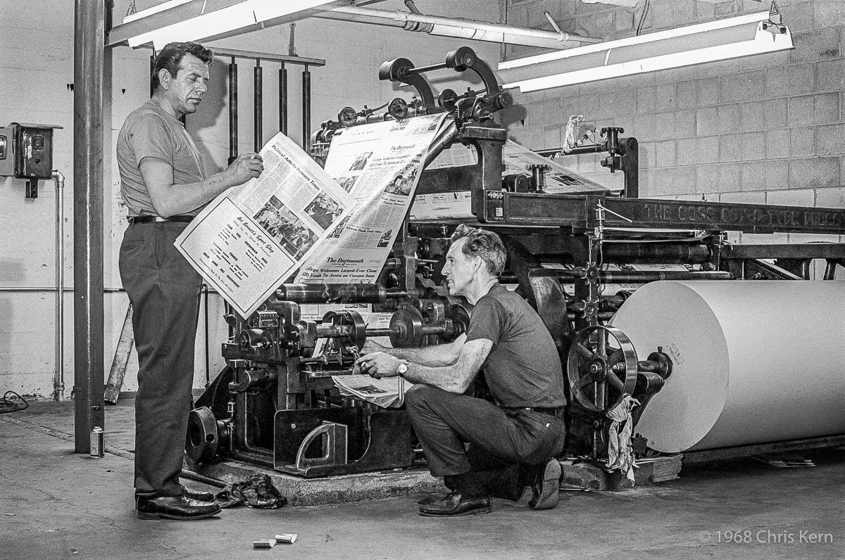 The Pressmen, Hanover, New Hampshire, USA (1968)