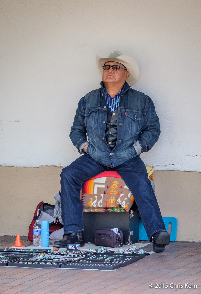 Native American Vendors #3, Santa Fe, New Mexico, USA (2015)